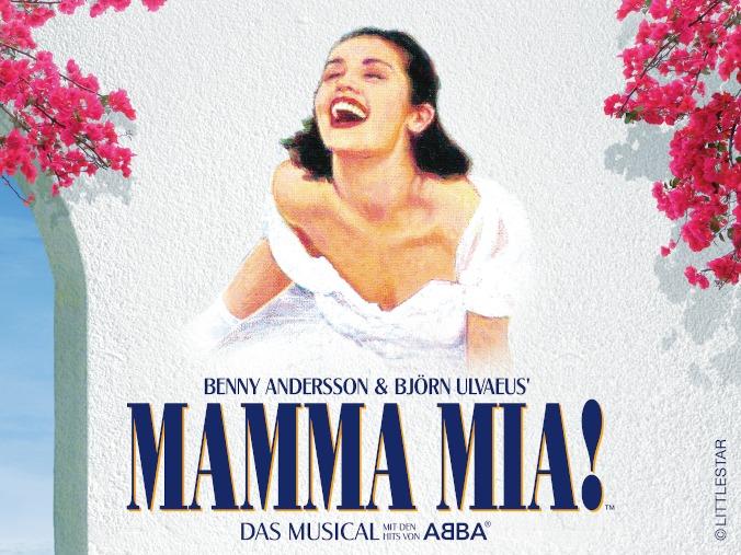 Logo vom ABBA-Musical Mamma Mia in Hamburg