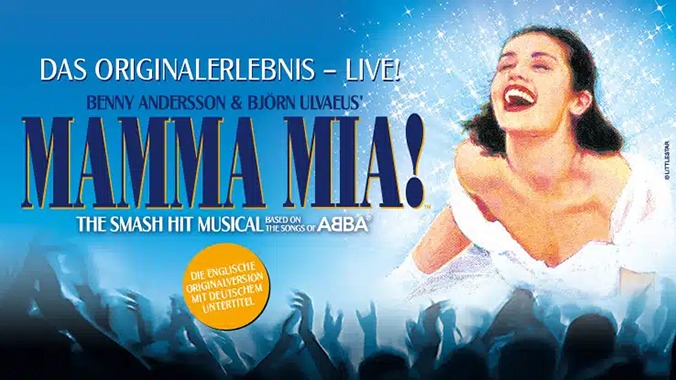 Logo zur Deutschland-Tour vom ABBA-Musical "Mamma Mia"