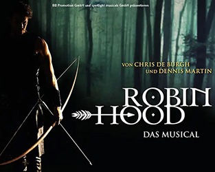 Logo der Robin Hood Musical Deutschland-Tour