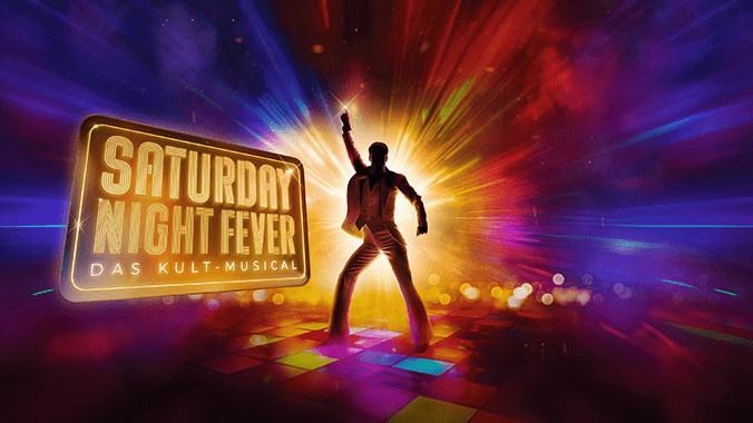 Logo vom Musical Saturday Night Fever 2025 auf Tour