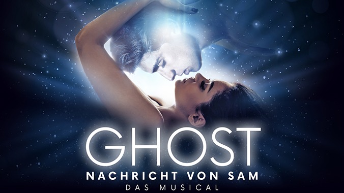 Logo vom Musical Ghost Nachricht von Sam 2025 auf Tour