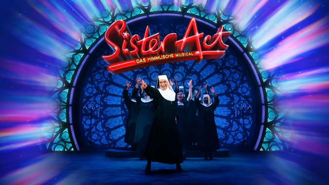 Keyvisual zur Sister Act-Tour 2026