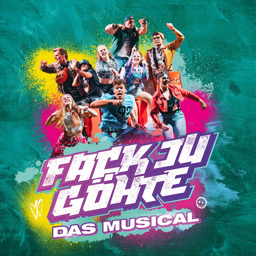 Logo vom Fack Ju Göhte Musical 2026 auf Tour