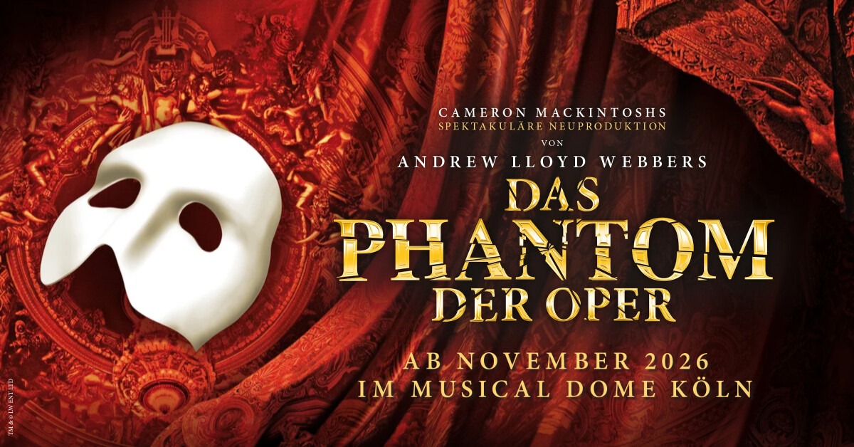 Logo vom Phantom der Oper Musical in Köln