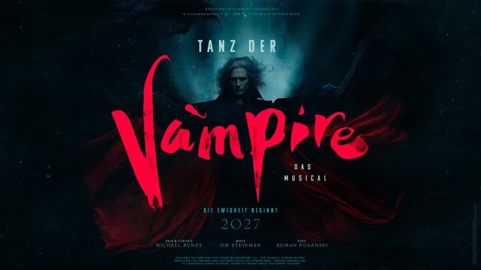 Keyvisual für die Neuinszenierung von "Tanz der Vampire" 2027 in Stuttgart